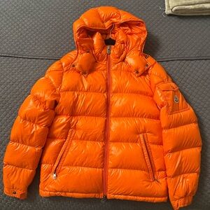 Moncler Maya hooded down puffer jacket